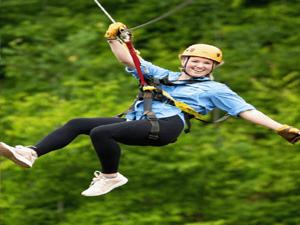 Eagle zip line