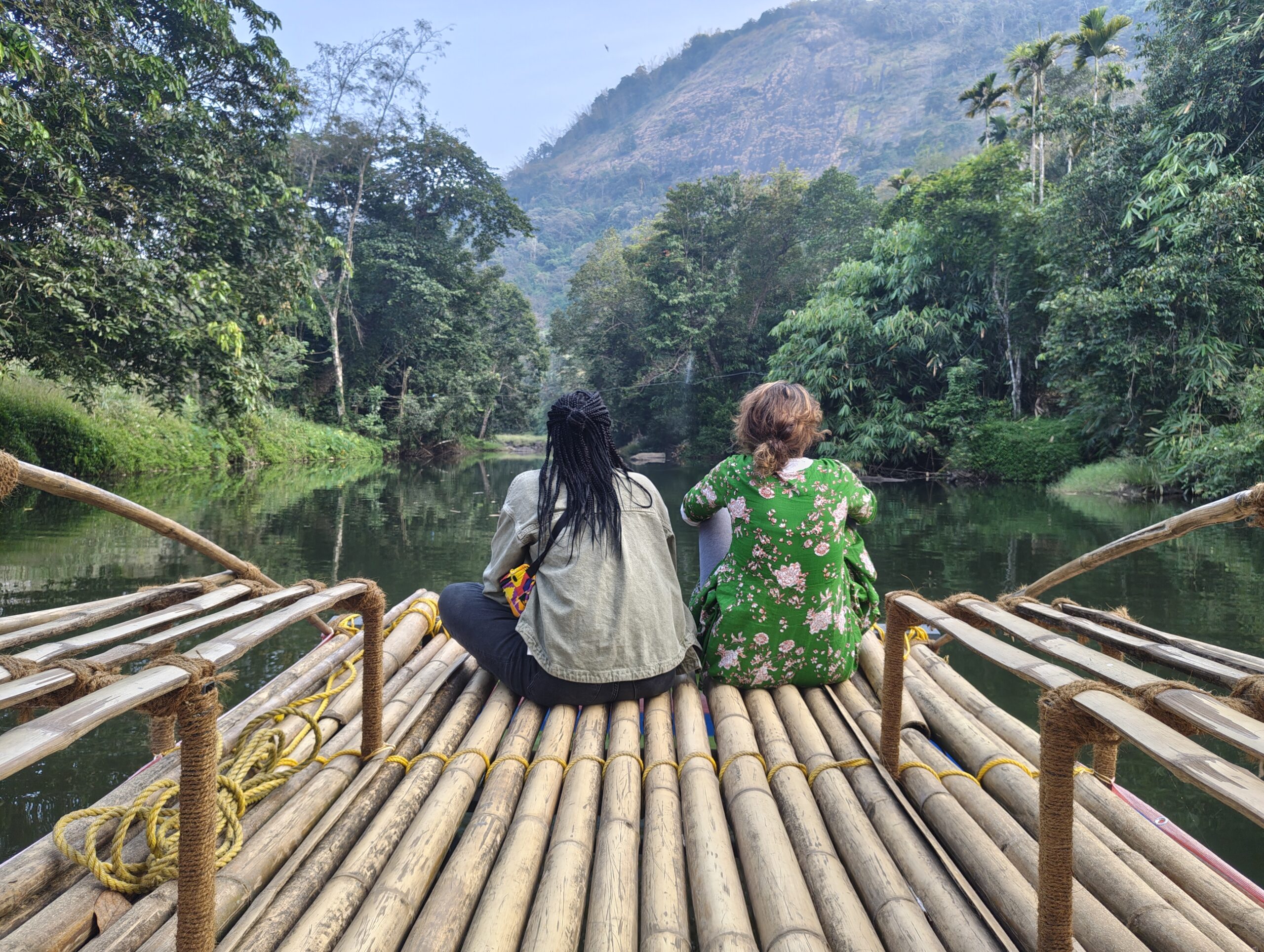 Waterfall stop in Anakulam Jeep Safari